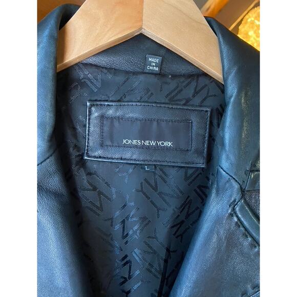 90s Leather Coat - Picture 3 of 6